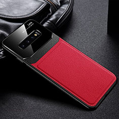 Funda Silicona Ultrafina Goma 360 Grados Carcasa C01 para Samsung Galaxy S10 5G Rojo