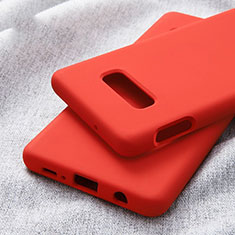 Funda Silicona Ultrafina Goma 360 Grados Carcasa C01 para Samsung Galaxy S10e Rojo