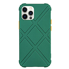 Funda Silicona Ultrafina Goma 360 Grados Carcasa C02 para Apple iPhone 12 Pro Max Verde