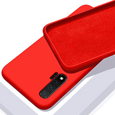 Funda Silicona Ultrafina Goma 360 Grados Carcasa C02 para Huawei Nova 6 5G Rojo