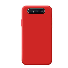 Funda Silicona Ultrafina Goma 360 Grados Carcasa C02 para Samsung Galaxy A90 4G Rojo
