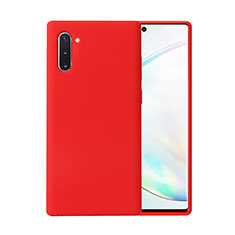 Funda Silicona Ultrafina Goma 360 Grados Carcasa C02 para Samsung Galaxy Note 10 5G Rojo