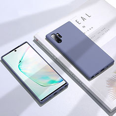 Funda Silicona Ultrafina Goma 360 Grados Carcasa C02 para Samsung Galaxy Note 10 Plus 5G Gris