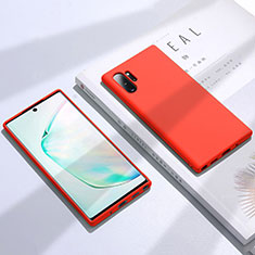 Funda Silicona Ultrafina Goma 360 Grados Carcasa C02 para Samsung Galaxy Note 10 Plus 5G Rojo