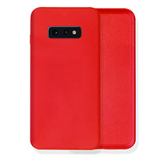 Funda Silicona Ultrafina Goma 360 Grados Carcasa C02 para Samsung Galaxy S10 Rojo