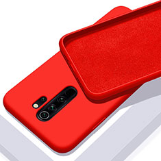 Funda Silicona Ultrafina Goma 360 Grados Carcasa C02 para Xiaomi Redmi Note 8 Pro Rojo