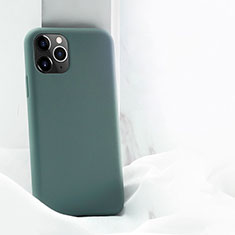 Funda Silicona Ultrafina Goma 360 Grados Carcasa C03 para Apple iPhone 11 Pro Max Gris