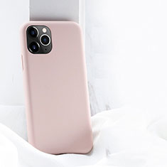 Funda Silicona Ultrafina Goma 360 Grados Carcasa C03 para Apple iPhone 11 Pro Max Rosa