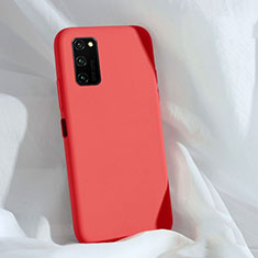 Funda Silicona Ultrafina Goma 360 Grados Carcasa C03 para Huawei Honor View 30 5G Rojo