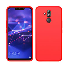 Funda Silicona Ultrafina Goma 360 Grados Carcasa C03 para Huawei Mate 20 Lite Rojo