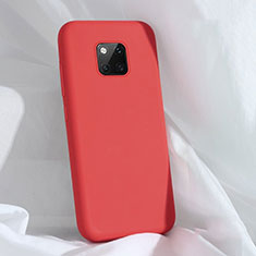 Funda Silicona Ultrafina Goma 360 Grados Carcasa C03 para Huawei Mate 20 Pro Rojo