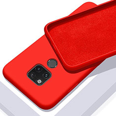 Funda Silicona Ultrafina Goma 360 Grados Carcasa C03 para Huawei Mate 20 X 5G Rojo