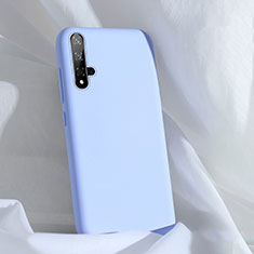 Funda Silicona Ultrafina Goma 360 Grados Carcasa C03 para Huawei Nova 5 Azul Cielo