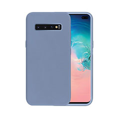 Funda Silicona Ultrafina Goma 360 Grados Carcasa C03 para Samsung Galaxy S10 Plus Morado