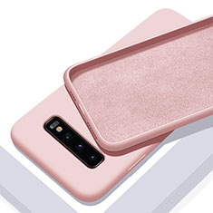 Funda Silicona Ultrafina Goma 360 Grados Carcasa C03 para Samsung Galaxy S10 Rosa