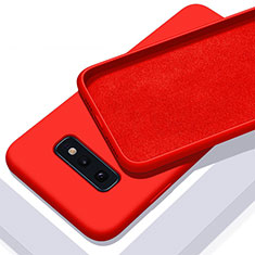 Funda Silicona Ultrafina Goma 360 Grados Carcasa C03 para Samsung Galaxy S10e Rojo