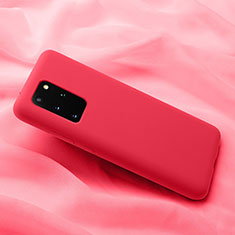 Funda Silicona Ultrafina Goma 360 Grados Carcasa C03 para Samsung Galaxy S20 Plus 5G Rojo