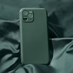 Funda Silicona Ultrafina Goma 360 Grados Carcasa C04 para Apple iPhone 11 Pro Verde