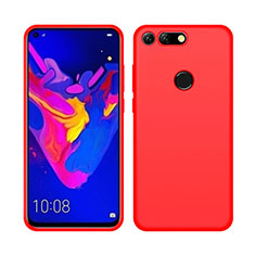 Funda Silicona Ultrafina Goma 360 Grados Carcasa C04 para Huawei Honor View 20 Rojo