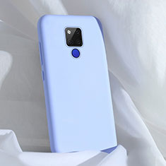 Funda Silicona Ultrafina Goma 360 Grados Carcasa C04 para Huawei Mate 20 X 5G Azul Cielo