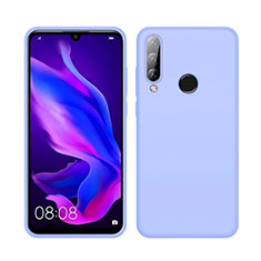 Funda Silicona Ultrafina Goma 360 Grados Carcasa C04 para Huawei P30 Lite New Edition Azul Cielo