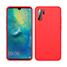 Funda Silicona Ultrafina Goma 360 Grados Carcasa C04 para Huawei P30 Pro New Edition Rojo