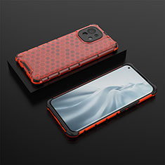 Funda Silicona Ultrafina Goma 360 Grados Carcasa C04 para Xiaomi Mi 11 5G Rojo