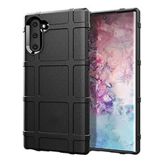 Funda Silicona Ultrafina Goma 360 Grados Carcasa C05 para Samsung Galaxy Note 10 Negro