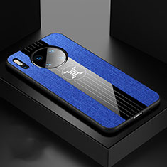 Funda Silicona Ultrafina Goma 360 Grados Carcasa C06 para Huawei Mate 30E Pro 5G Azul