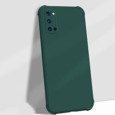 Funda Silicona Ultrafina Goma 360 Grados Carcasa C06 para Oppo Reno4 5G Verde