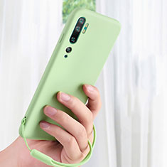 Funda Silicona Ultrafina Goma 360 Grados Carcasa C06 para Xiaomi Mi Note 10 Verde