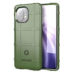 Funda Silicona Ultrafina Goma 360 Grados Carcasa C07 para Xiaomi Mi 11 5G Verde