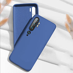 Funda Silicona Ultrafina Goma 360 Grados Carcasa C07 para Xiaomi Mi Note 10 Azul