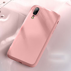 Funda Silicona Ultrafina Goma 360 Grados Carcasa C08 para Huawei P20 Rosa