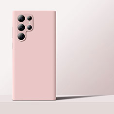 Funda Silicona Ultrafina Goma 360 Grados Carcasa D01 para Samsung Galaxy S21 Ultra 5G Rosa