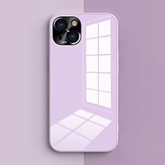 Funda Silicona Ultrafina Goma 360 Grados Carcasa G01 para Apple iPhone 14 Plus Purpura Claro