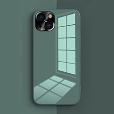 Funda Silicona Ultrafina Goma 360 Grados Carcasa G01 para Apple iPhone 14 Plus Verde