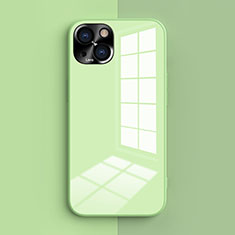 Funda Silicona Ultrafina Goma 360 Grados Carcasa G01 para Apple iPhone 15 Plus Ejercito Verde