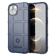 Funda Silicona Ultrafina Goma 360 Grados Carcasa G05 para Apple iPhone 13 Mini Azul