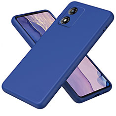Funda Silicona Ultrafina Goma 360 Grados Carcasa H01P para Motorola Moto E13 Azul