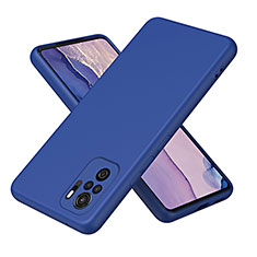 Funda Silicona Ultrafina Goma 360 Grados Carcasa H01P para Xiaomi Poco M5S Azul