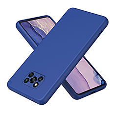 Funda Silicona Ultrafina Goma 360 Grados Carcasa H01P para Xiaomi Poco X3 NFC Azul