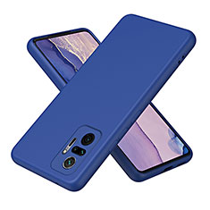 Funda Silicona Ultrafina Goma 360 Grados Carcasa H01P para Xiaomi Redmi Note 10 Pro 4G Azul