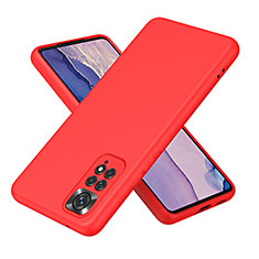 Funda Silicona Ultrafina Goma 360 Grados Carcasa H01P para Xiaomi Redmi Note 11 4G (2022) Rojo