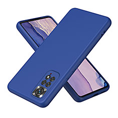 Funda Silicona Ultrafina Goma 360 Grados Carcasa H01P para Xiaomi Redmi Note 11 Pro 4G Azul