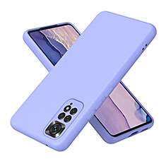 Funda Silicona Ultrafina Goma 360 Grados Carcasa H01P para Xiaomi Redmi Note 11 Pro 5G Gris Lavanda