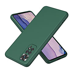 Funda Silicona Ultrafina Goma 360 Grados Carcasa H01P para Xiaomi Redmi Note 11 Pro 5G Verde