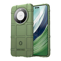Funda Silicona Ultrafina Goma 360 Grados Carcasa J01S para Huawei Mate 60 Pro+ Plus Verde