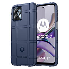 Funda Silicona Ultrafina Goma 360 Grados Carcasa J01S para Motorola Moto G13 Azul
