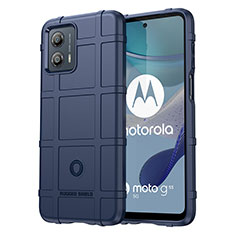 Funda Silicona Ultrafina Goma 360 Grados Carcasa J01S para Motorola Moto G53 5G Azul